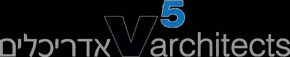 לוגו V5 אדריכלים